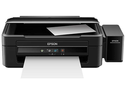 爱普生Epson L380 喷墨打印机    ”一体机类型: 喷墨多功能一体机
涵盖功能: 复印 打印 扫描
耗材类型: 分体式墨盒
最大幅面: A4
是否支持自动双面打印: 手动
接口类型: USB”
