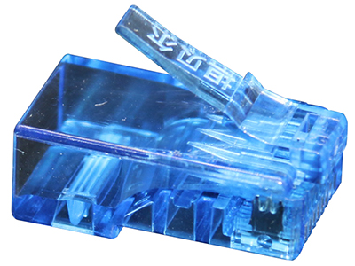 坦貝爾超五類水晶頭藍色