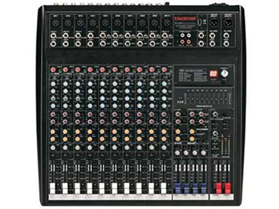 得胜 XR-1016FX 十六路调音台 10路单声6路立体声带双效果4编组9段均衡调音台
• 10个XLR和TRS平衡输入接口
• 6个立体声TRS平衡接口输入
• 低噪音的前置放大器及+48V幻象电源