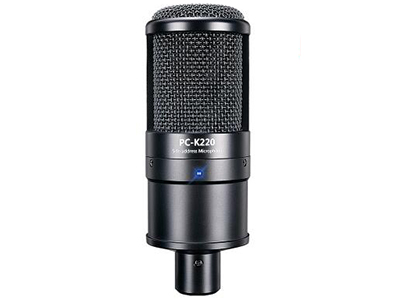 得胜 PC-K220 电容式录音麦克风 独创的Lownoise Junction FET3.0+TM
• 变阻直驱电路升级技术
• 拾音效果有效增强98\%以上
• 为电脑录音而研发 TechSound MasterTM 声音还原技术