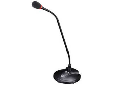得胜 MS210-1 会议麦克风 专为会议室量身设计，拾音灵敏度高、音质清晰		
• 采用心型指向性拾音，抑制声反馈能力强，降低声音啸叫
• 采用抗射频干扰（RFI）屏蔽技术，能有效降低手机信号干扰
