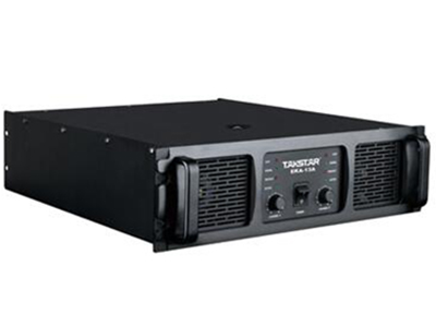 得胜 EKA-13A 1300W功放 该系列功放，300W、600W、800W（均为二通道）这三款均是2U机，1200W与1300W（均为二通道）由于需要大功率、强电流输出，并配合电路需要，设计了较大规格的变压器，故做成3U高度