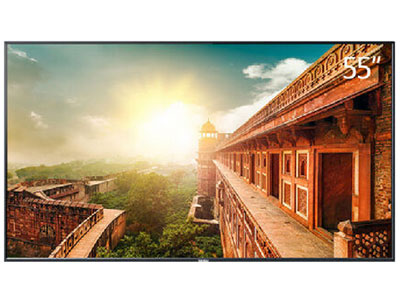 TCL VA55-L33  监视器   液晶屏55”工业级液晶显示屏 （LED） 分辨率1920x1080 可视区域1209.6×680.4mm 亮度350nit 对比度1200:1 显示色彩16.7M  视角178°(H) / 178°(V) 响应时间8ms（Typ） 视频接口VGA×1, DVI×1,HDMI×1,CVBS×2（BNC 1进1出） 控制接口RS232控制：RJ45 ×2（1进1出） 音频接口	耳机插座×1（输入） 输入电压100-240V~50/60Hz 功耗≤150W（待机≤0.5W）