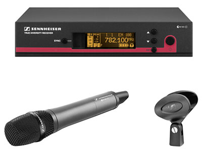 森海塞爾 EW165G3電容手持無線麥克風  靈敏度1,6 mV/Pa 指向性電容 最大聲壓級152 dB(SPL) max. 頻率響應
80 - 18000 Hz 信噪比 > 110 dB(A) 