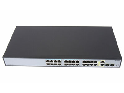 華為 S1700-28FR-2T2P-AC 交換機 (24個10/100Base-TX以太網端口,2個10/100/1000Base-T以太網端口,2個千兆SFP,交流供電)
