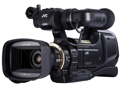 JVC JY-HM95AC 高清闪存摄像机 清晰度：HD高清 变焦：15倍-30倍
