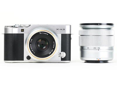 富士 X-A3  微单电数码相机  传感器尺寸：APS-C画幅 像素：2001-4000万 功能：WIFI连接，翻转自拍