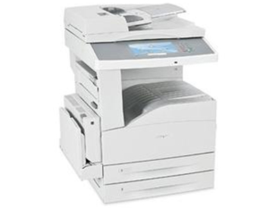 利盟  CX860de 彩色激光多功能一体机 57PPM黑彩同速,,首页输出6.5秒,1200 x 1200 dpi,利盟 e-Task 10.1英寸彩色触控屏幕,双核1.6GHz,内存2GB最大支持4GB,月负荷350000页