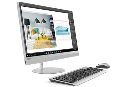 联想 白S4250-00 I5-7400T 8G1TR/集成WIN10俯仰21.5触摸