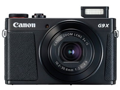 佳能 PowerShot G9X Mark II 数码相机 黑色 (2010万有效像素 DIGIC7处理器 28-84mm变焦)