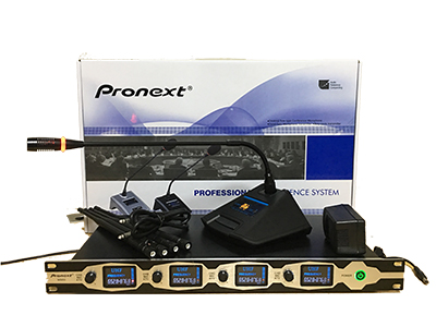 Pronext  M980  一拖四無線會議話筒（手咪，鵝頸咪，耳咪，領夾咪）