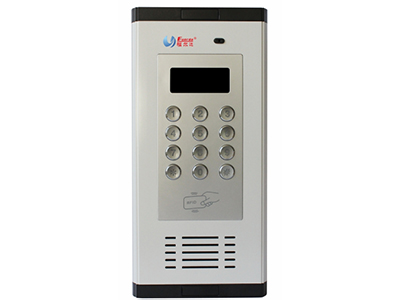 FED -828-25  非可視數碼主機帶刷卡窗 鋁合金面板，可呼叫單元內所有用戶，進行通話、開鎖。