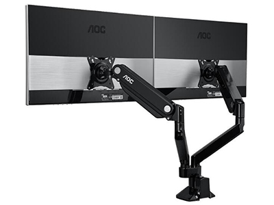 AOC DBX01黑色双臂显示器支架