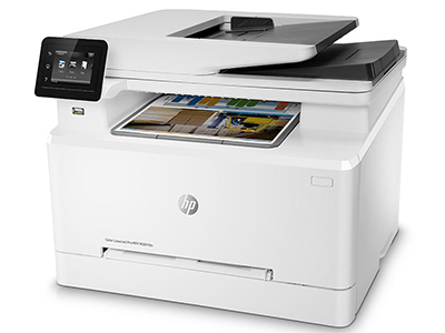 惠普 281FDN 彩色激光打印机A4复印扫描传真一体机自动双面打印 