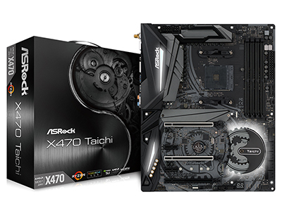ASROCK/华擎科技 X470 Taichi太极ATX电脑游戏主板支持AMD 2700x
