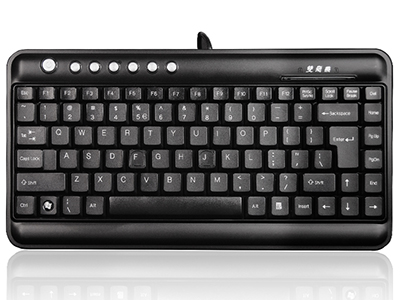 双飞燕KL-5(USB)键盘 黑色