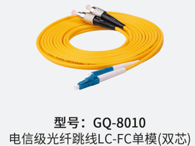 山泽 GQ-8010 电信级光纤跳线LC-FC单模（双芯）
