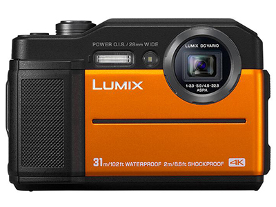 松下（Panasonic）TS7 橙色 防水运动相机五防相机 防水、防尘、防震、防冻、防压、4K、WIFI智连