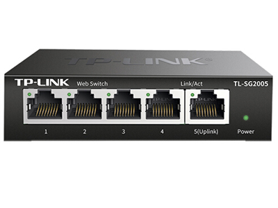 TP-LINK  TL-SG2005  Web网管交换机