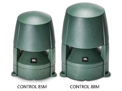 Control 80系列扬声器  专为户外应用，高耐候性的CONTROL 80系列蘑菇型户外景观扬声器，贴地或埋地安装，提供卓越的全音域音质和360度覆盖。CONTROL 80系列扬声器可在多场合应用，紧凑外形设计使音箱不引人注目，容易与周围环境融为一体。高轻度的聚乙烯外壳经受得住草坪护理设备的刮擦和风雨的侵袭，使得扬声器长久保持光洁如新。