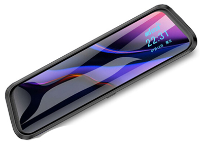 第一现场V7流媒体后视镜行车记录仪 10英寸前后1080P高清24小时停车监控自动循环录影电子狗预警