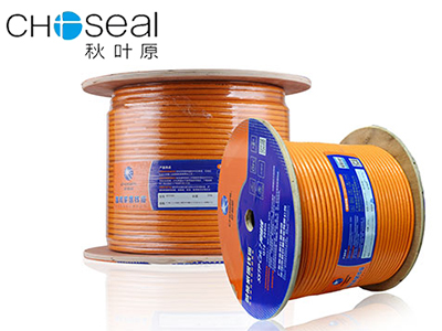 秋叶原 双屏蔽七类网络线缆 橙色305米Q72T305