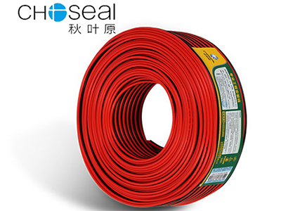 秋叶原 RVB 300/300V 2×1.00mm2铜芯聚乙烯扁形软线红黑色100米QF8502CT100