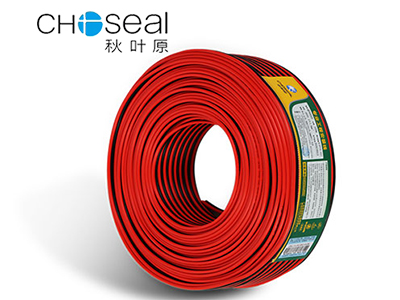 秋叶原 RVB 300/300V 2×1.00mm2铜芯聚乙烯扁形软线红黑色200米QF8502CT200