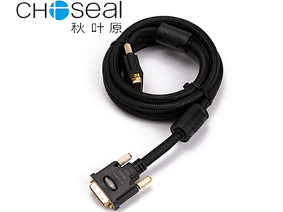 秋叶原 DVI转DVI线黑色1米 Q541T1