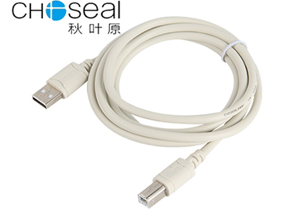 秋叶原 USB打印机连接线灰白色0.5米 Q515T0D5