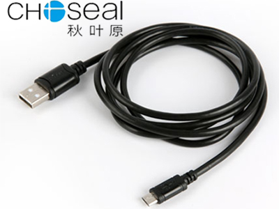 秋叶原 USB线(A公-Micro) 黑色1.5米 Q511AT1D5