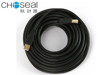 秋叶原 USB线(A公-B公)黑色10米 Q5003T10