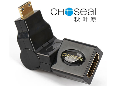 秋叶原 HDMI A/F TO HDMI C/M 音视频转换器黑色Q945