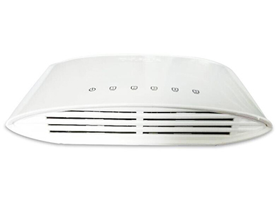 D-Link DES-1005C  端口：5个百兆电口，背板带宽：1G，包转发速率：0.74M，尺寸：104x57x27mm（4英寸、塑壳），电源：直流5V/0.55A mini USB接口外置电源，非网管交换机