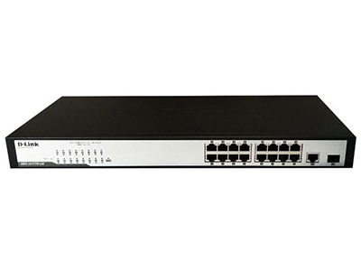 D-Link DES-1017TP-CN  端口：16个百兆PoE电口+1千兆光电组合口，背板带宽：5.3G，包转发速率：3.9M，PoE功率：单端口最大30W/整机最大功率235W，电源：交流100-240V内置电源，尺寸：440x208x44mm（铁壳），标准机架型，非网管PoE交换机