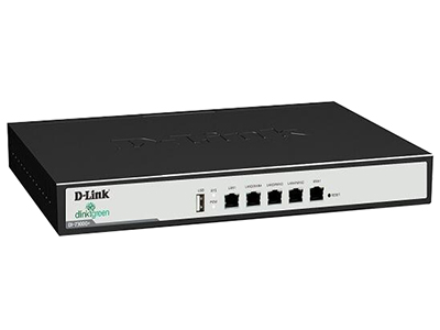 D-Link DI-7300G+  19寸桌面钢壳企业智能网关，5个千兆端口，WAN/LAN切换，支持上网行为管理(APP管控)，支持基于应用的智能流控、VPN，支持对接智慧云平台，支持微信连WiFi、短信等认证，支持微信吸粉，广告营销推赠，客流统计分析，支持微信管理，推荐带宽200-300Mbps,带机量300台，可管理128台AP；