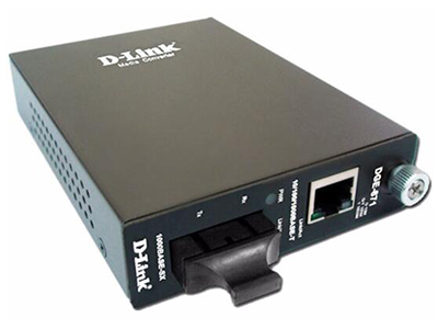 D-Link DGE-871  1口10/100/1000Base-T 至 1000Base-SX，千兆自适应多模以太网介质转换器,多模, SC接口， ≤550M，波长850nm，可单独使用或搭配DMC-1100