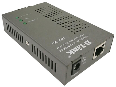 D-Link DFE-861/A  10/100Base-TX to 100Base-FX  单模单纤1310/1550nm,20km、SC接口