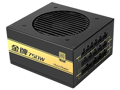 先马SAMA 金牌750 24K金牌电源  额定750W 模组电源 全电压/90\%转换效率/80PLUS金牌/固态电容/扁线材