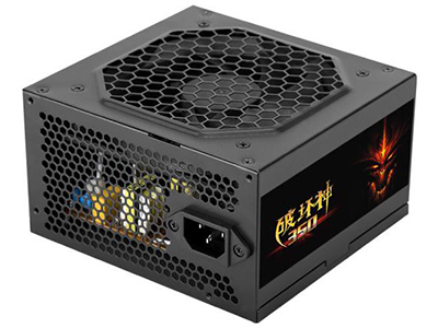 先马SAMA 破坏神350 游戏电脑电源  额定功率200W/12CM散热风扇/带显卡接口/背线/稳定长寿命