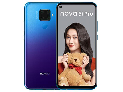 华为 nova 5i Pro 极光色  CPU：海思 麒麟 810
后置：4800万像素+800万像素+200万像素+200万像素TOF镜头
前置：3200万像素
电池：4000mAh
屏幕：6.26英寸
分辨率：2340x1080像素