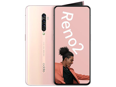 OPPO Reno2 薄雾粉  CPU：高通 骁龙730G
后置：4800万像素主摄镜头+1300万像素长焦镜头+800万像素超广角镜头+200万像素黑白风格镜头
前置：1600万像素
电池：4000mAh
屏幕：6.5英寸
分辨率：2400x1080像素
