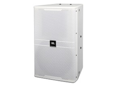 JBL KP4015-WH 15寸专业娱乐音响（白色） 主要特点:15英寸高效能的低音单元1.5英寸环形聚乙烯振膜压缩高音单元箱体采用15 mm桦木夹板制作，表面经黑色耐磨喷漆处理70 x 100 覆盖角设计，具有均匀且平滑的轴向和...