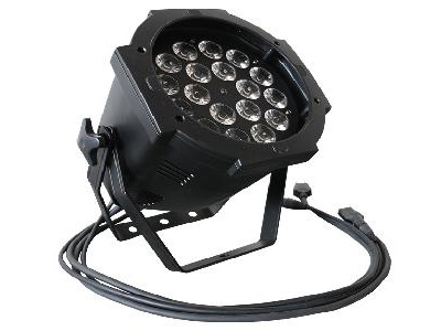 辛德瑞 GC-18K5H1S 18颗五合一帕灯 电源	90-240V
功率	250W
光源	五合一灯珠
功能	
型号：GC-18K5H1S

控制	DMX512，声控，主从，
特点	渲染舞台气氛