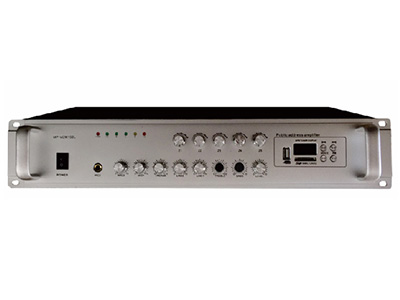 贝卡  KS系列 带前置广播功放 100V,70V定压输出和4-16Ω定阻输出

60W,100W,150W,250W,500W,650W功率输出

5路输入（2路话筒，3路线路）

分路音量控制，自动默音功能，带“叮咚”提示音