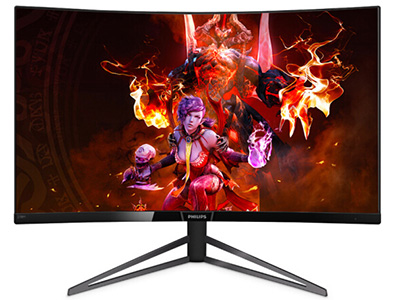 飞利浦  328M6QJEB(曲面/144HZ)电竞 31.5英寸显示器 猛腾系列1800R曲面 144Hz/FreeSync 吃鸡电脑显示器