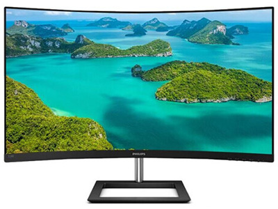 飞利浦  328E1CA 4K曲面 4K显示器32英寸曲面显示屏hdmi超高清窄边框不闪屏液晶电脑屏幕曲面屏