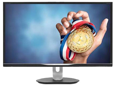 飞利浦  328P6VJEB（商用4K） 31.5英寸 4K旋转内置音箱制图电脑显示器