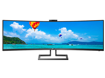 飞利浦  499P9H1   49英寸32:9超宽大屏 DQHD 1800R曲面 广色域 10Bit 真HDR400 可壁挂 电脑显示器屏 双HDMI 