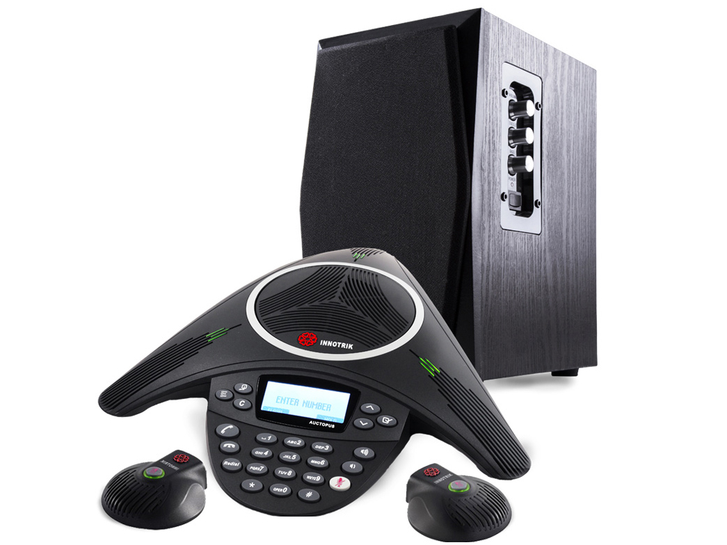 音絡 PSTN 總裁擴展型 可外接音箱的會議電話